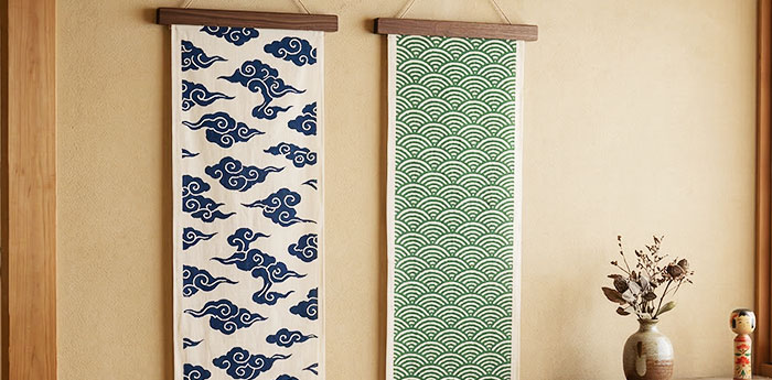 手ぬぐいの飾り方を工夫しておしゃれなインテリアとして活用しよう！