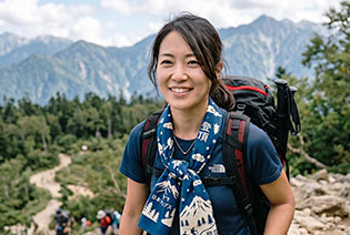 登山てぬぐい